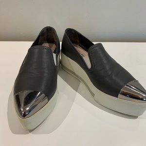 Miu Miu steel toe sneakers